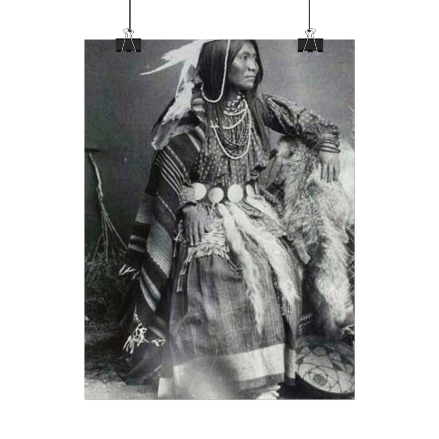 Courage & Strength – Western Textured Watercolor Matte Posters