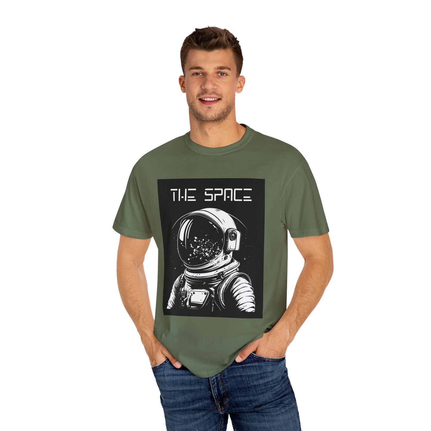 Astronaut Graphic T-Shirt, Space Lover Tee, Unisex Casual Wear, Gift for Astronomy Enthusiasts, Cool Space Art Shirt