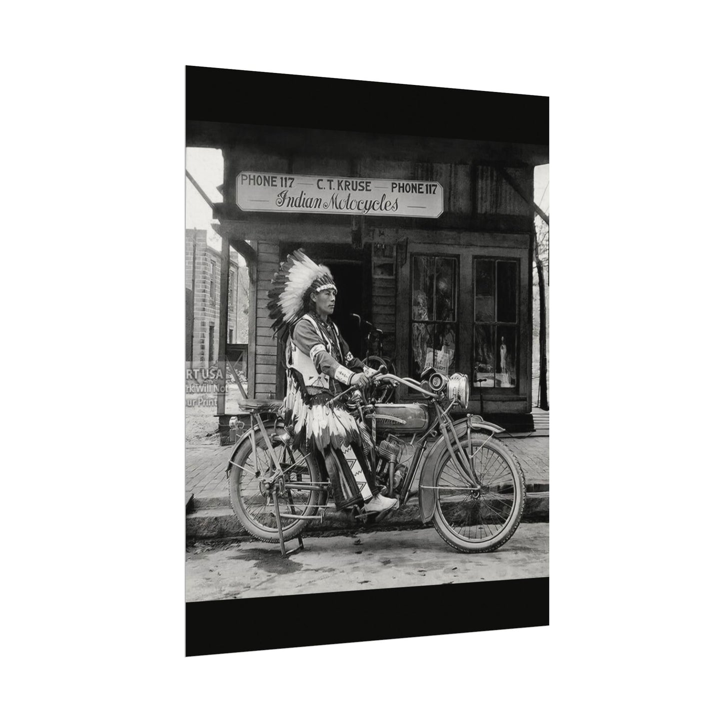 Metal Horse – Western Textured Watercolor Matte Posters