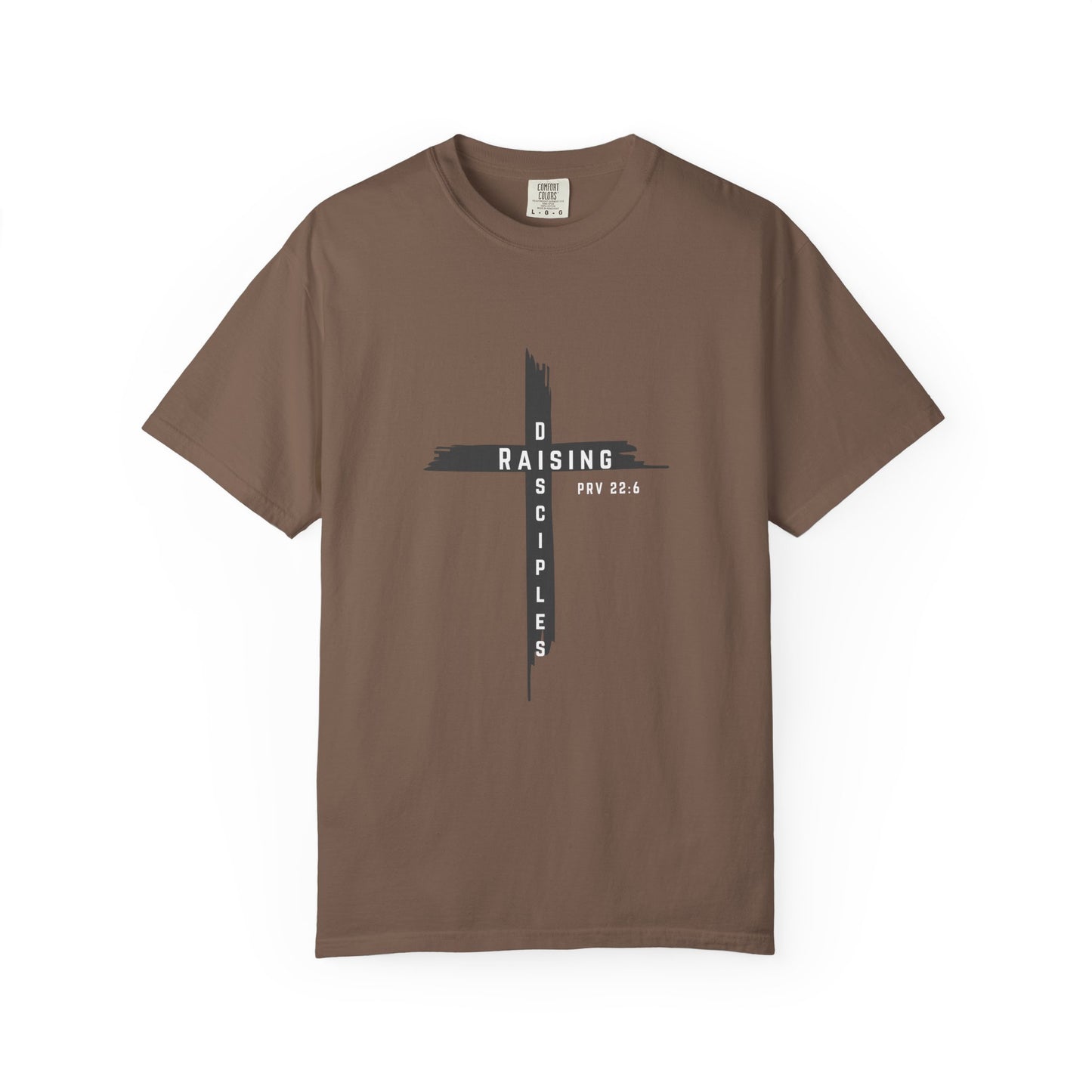 Raising Disciple Garment-Dyed T-Shirt for Faith Wear, Christian Apparel, Spiritual Gift, Youth Group Outfit, Church Merchandise,