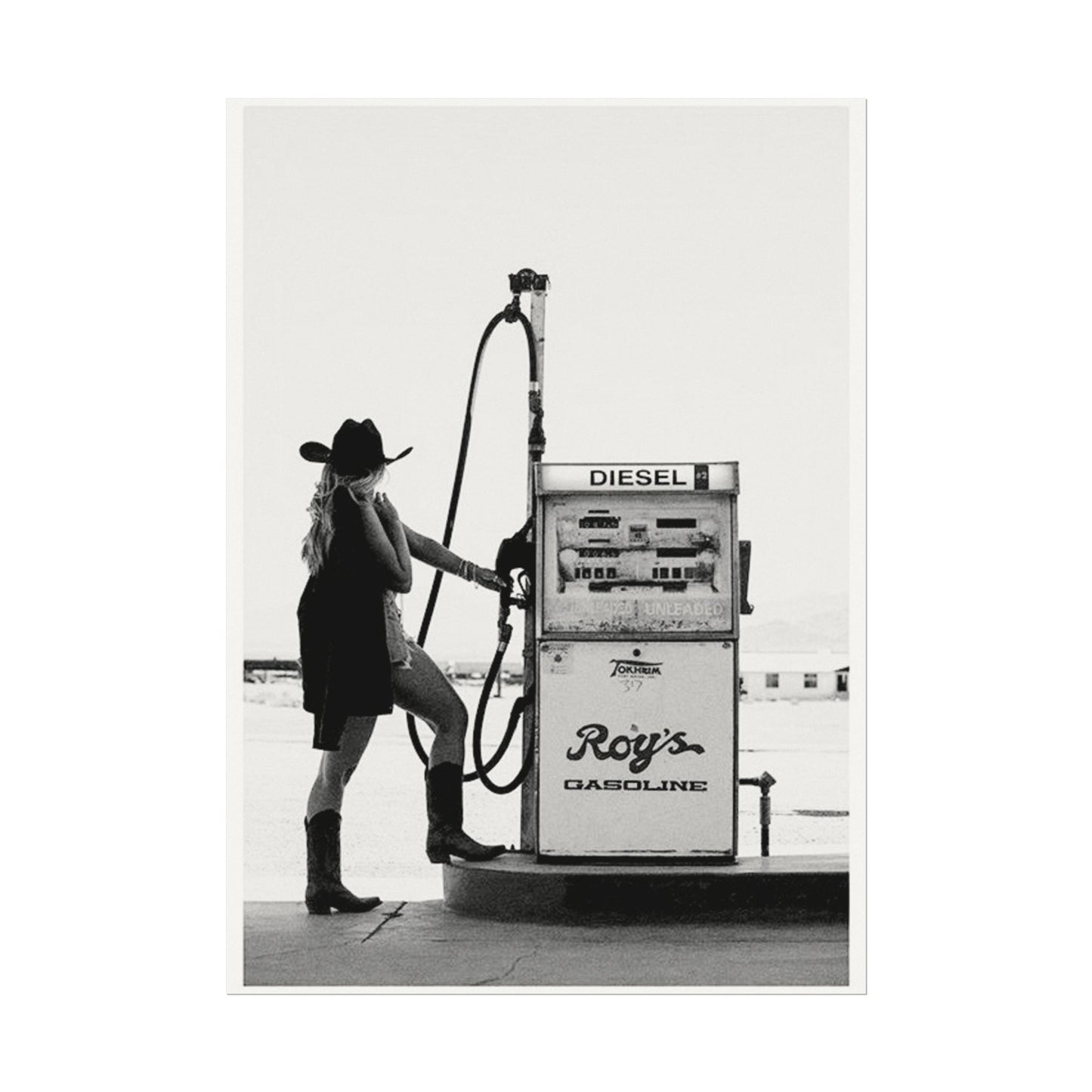 High Noon Fill Up— Western Textured Watercolor Matte Posters