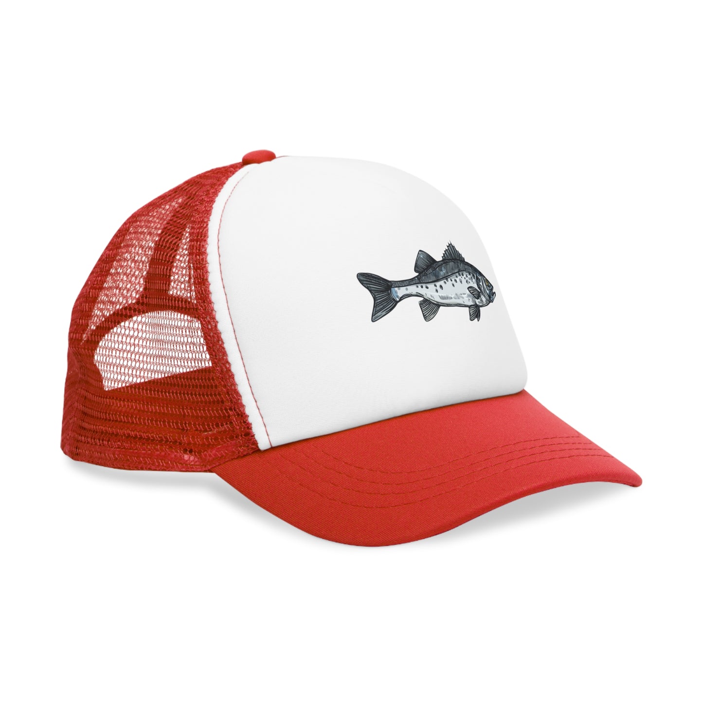 Fish, Retro Trucker Hat, Angler Gifts , Outdoor Accessory, Beer Lover Gift, Summer BBQ Essential