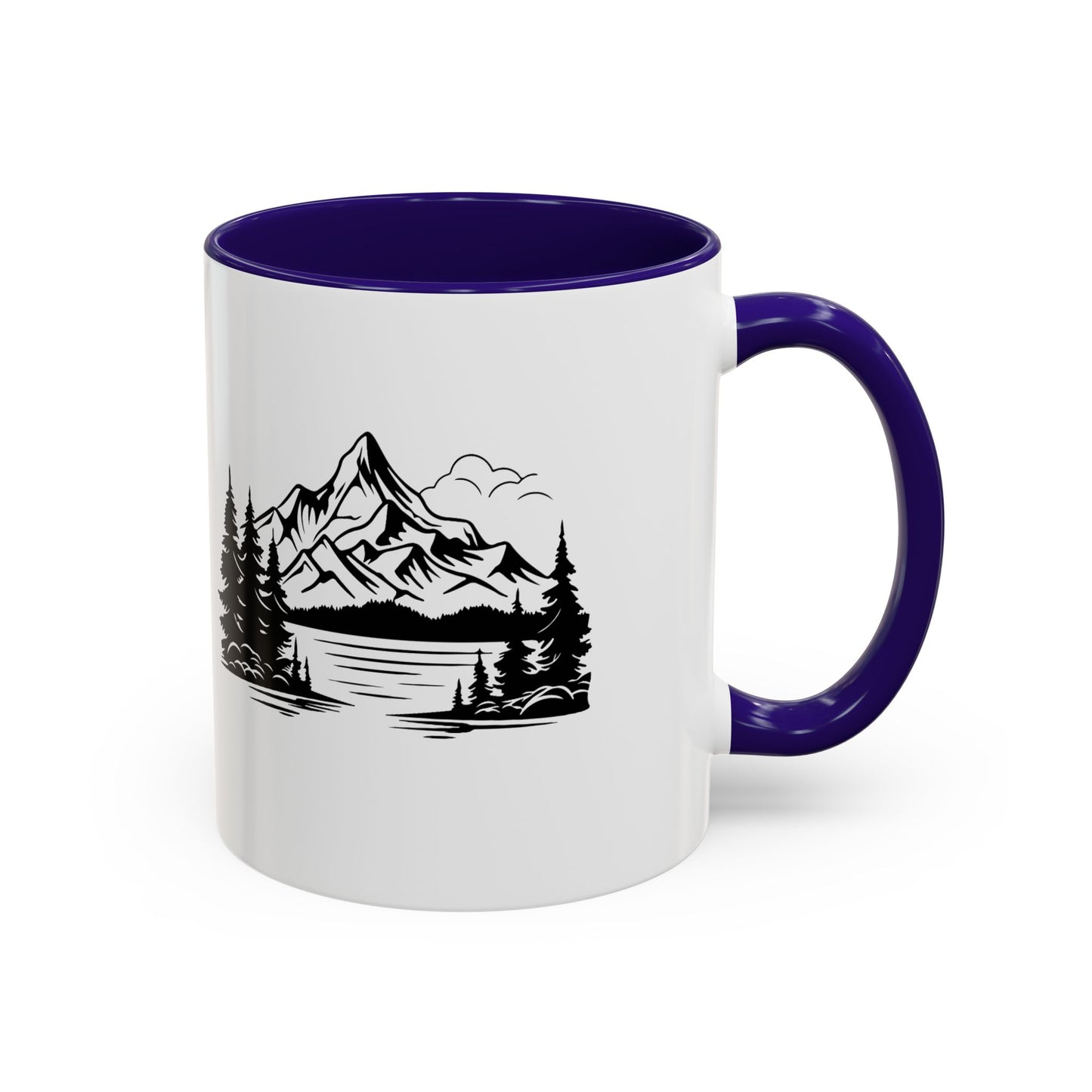 Mountain View Coffee Mug, Inspirational Nature Cup, Outdoor Lover Gift, Adventure Lover's Drinkware, Travel Mug