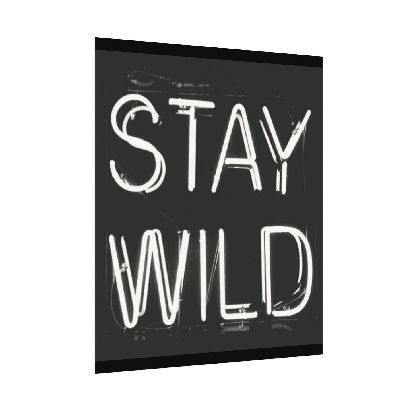 Stay Wild – Western Textured Watercolor Matte Posters
