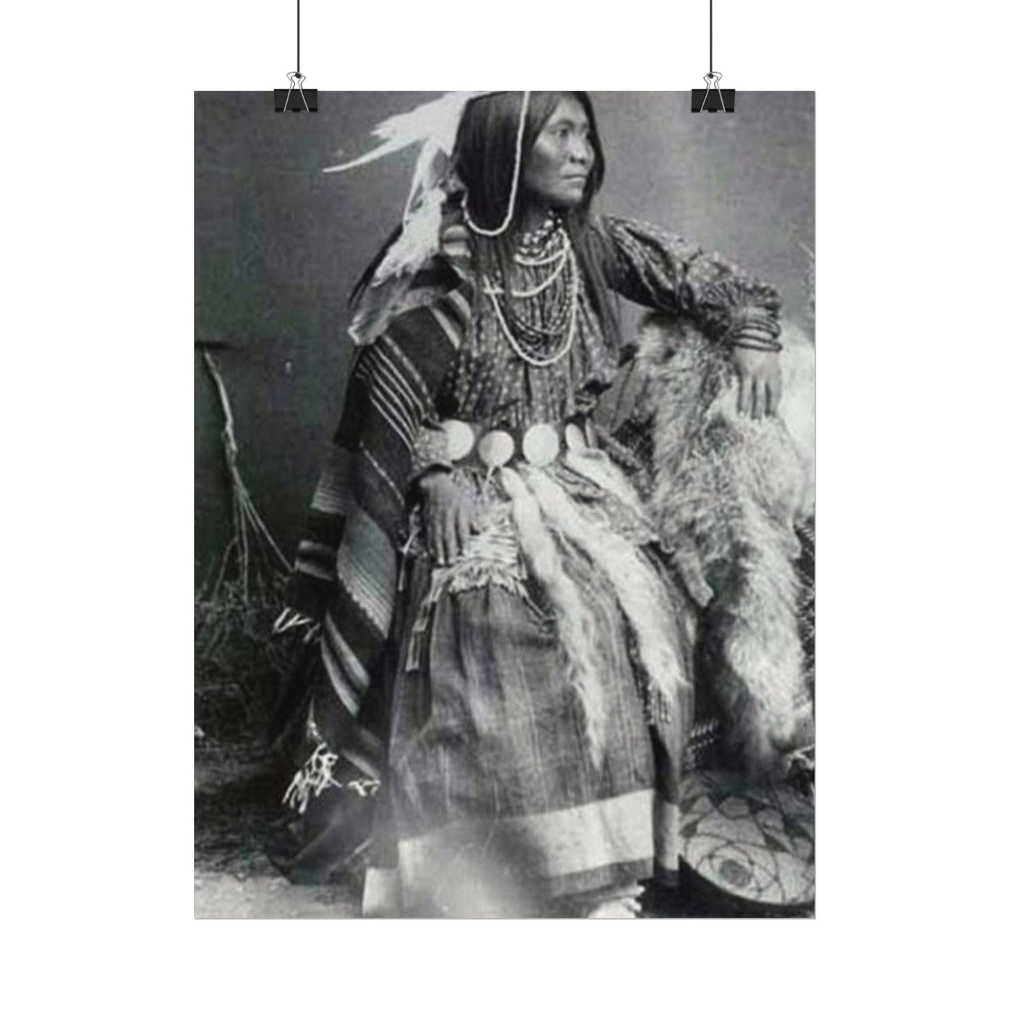 Courage & Strength – Western Textured Watercolor Matte Posters