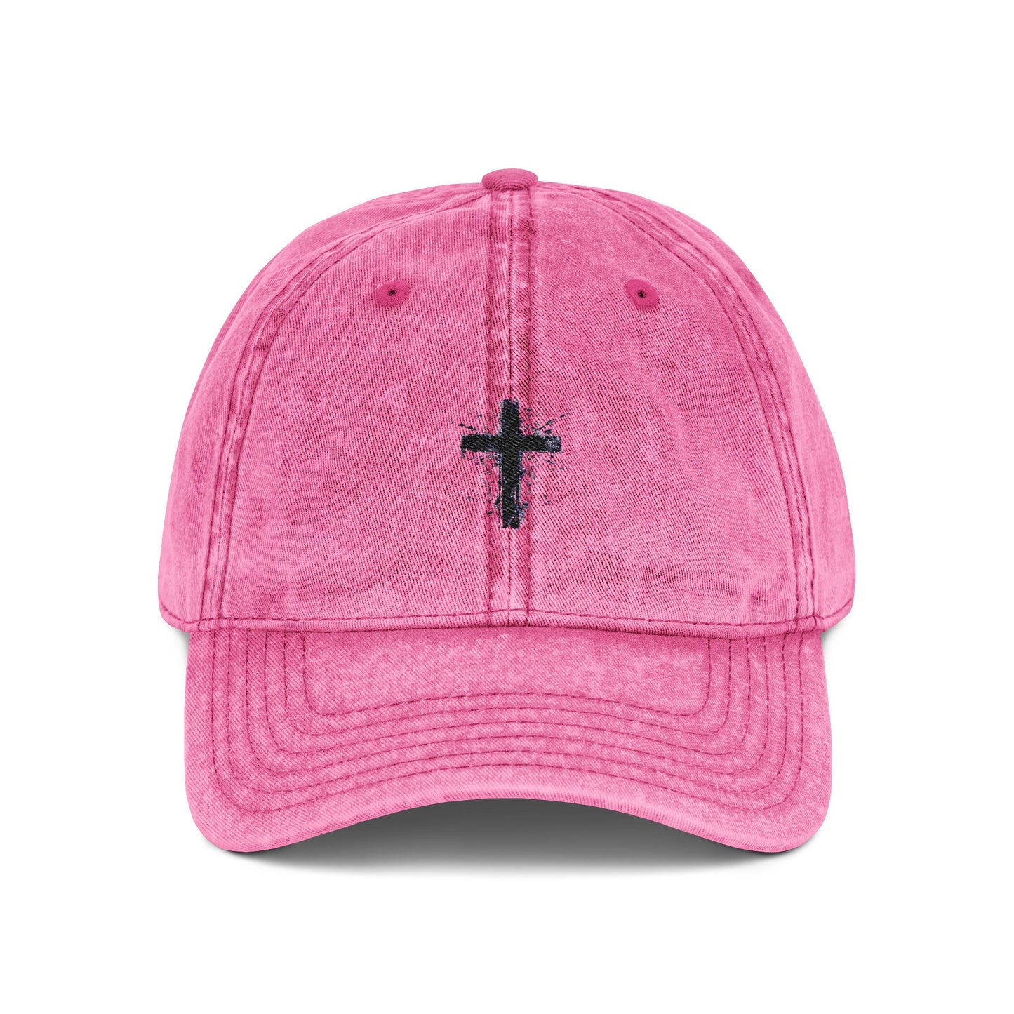 Cross Cap | Retro Embroidered Hat, Spiritual Gifts, Gifts for Everyone,  Christian