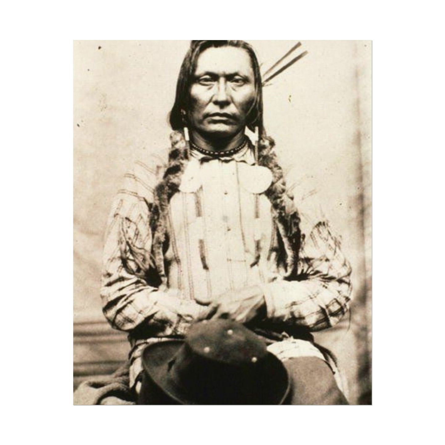 Shadow Warrior – Western Textured Watercolor Matte Posters