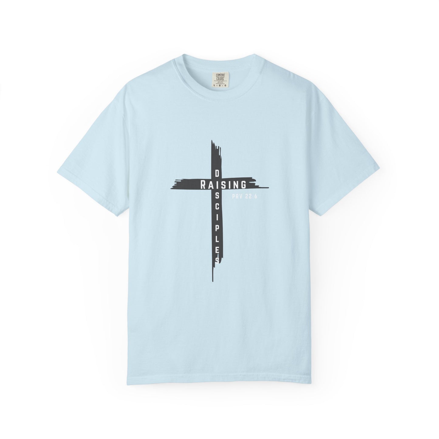 Raising Disciple Garment-Dyed T-Shirt for Faith Wear, Christian Apparel, Spiritual Gift, Youth Group Outfit, Church Merchandise,