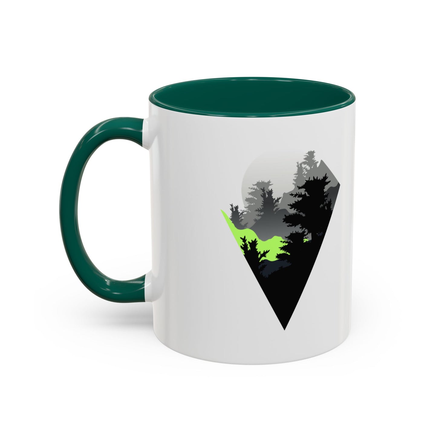 Sleek Forest Mug: Nature-Inspired Coffee Cup, Perfect for Outdoor Lovers, Gift for Nature Enthusiasts, Eco-Friendly Present