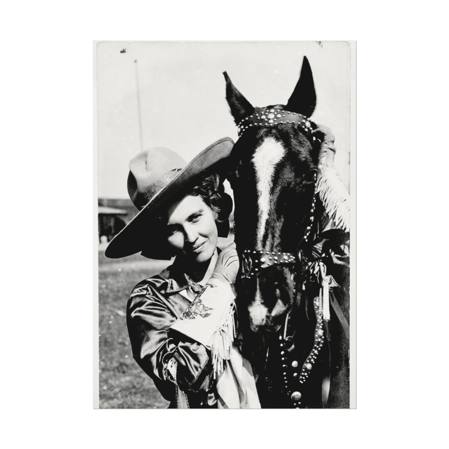 Steadfast Devotion – Western Textured Watercolor Matte Posters