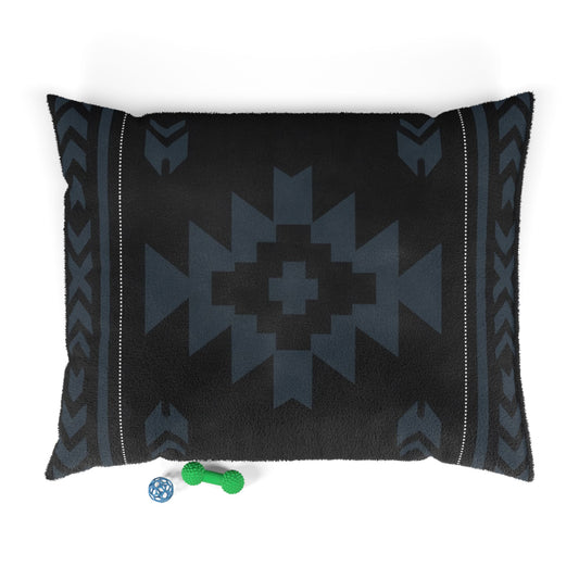 Blueish Gray & Black Western Pattern Cozy Pet Bed with Elegant Grey Forest Design, Stylish Dog Bed, Cat Bed, Pet Furniture for Home Décor, Gift for Pet Lovers, Soft Plush [...]