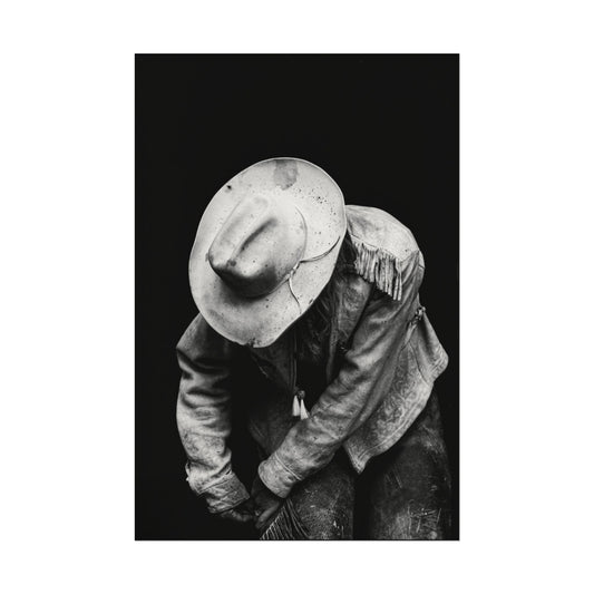 Boot Leather & Chaps Western Heritage Cowboy 2 Textured Watercolor Matte Posters