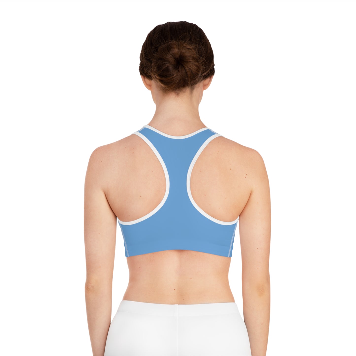 Arrow Ridge Artic Blue Stylish Sports Bra for Active Women, Workout Top, Gym Essential, Fitness Apparel, Athleisure Wear, Yoga Gear
