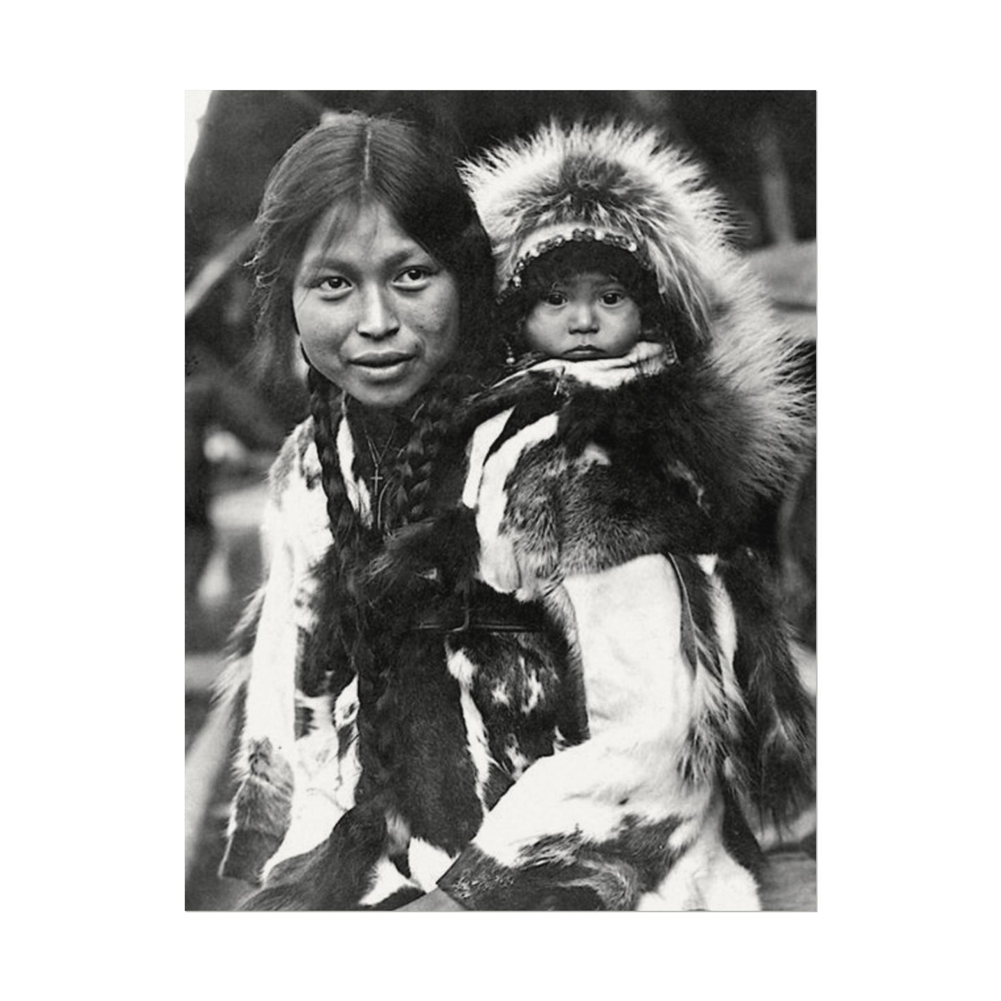 A Mother's Heart – Western Textured Watercolor Matte Posters