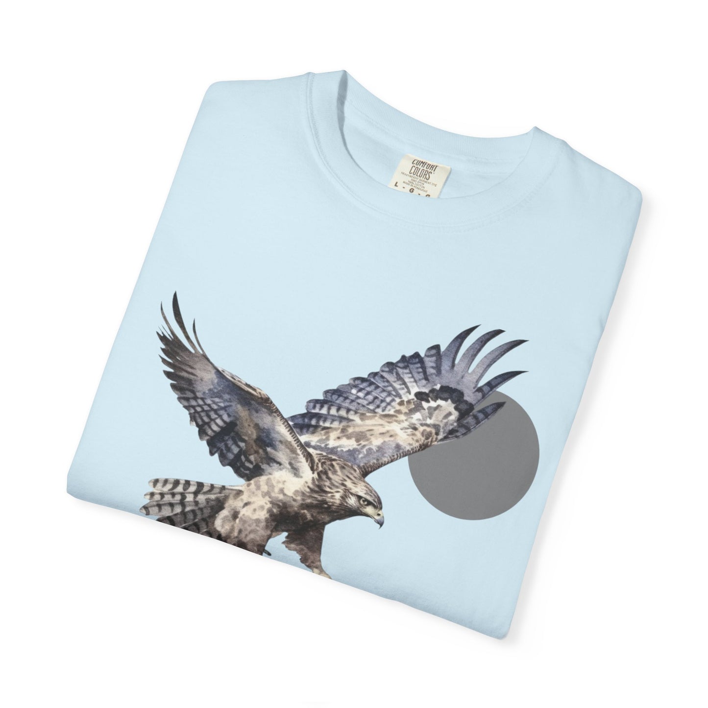 Flying High Wildlife Adventure Tee Unisex Garment-Dyed T-shirt, Boho Nature Tee, Camping Shirt, Adventure Apparel, Gift for Wilderness Lovers