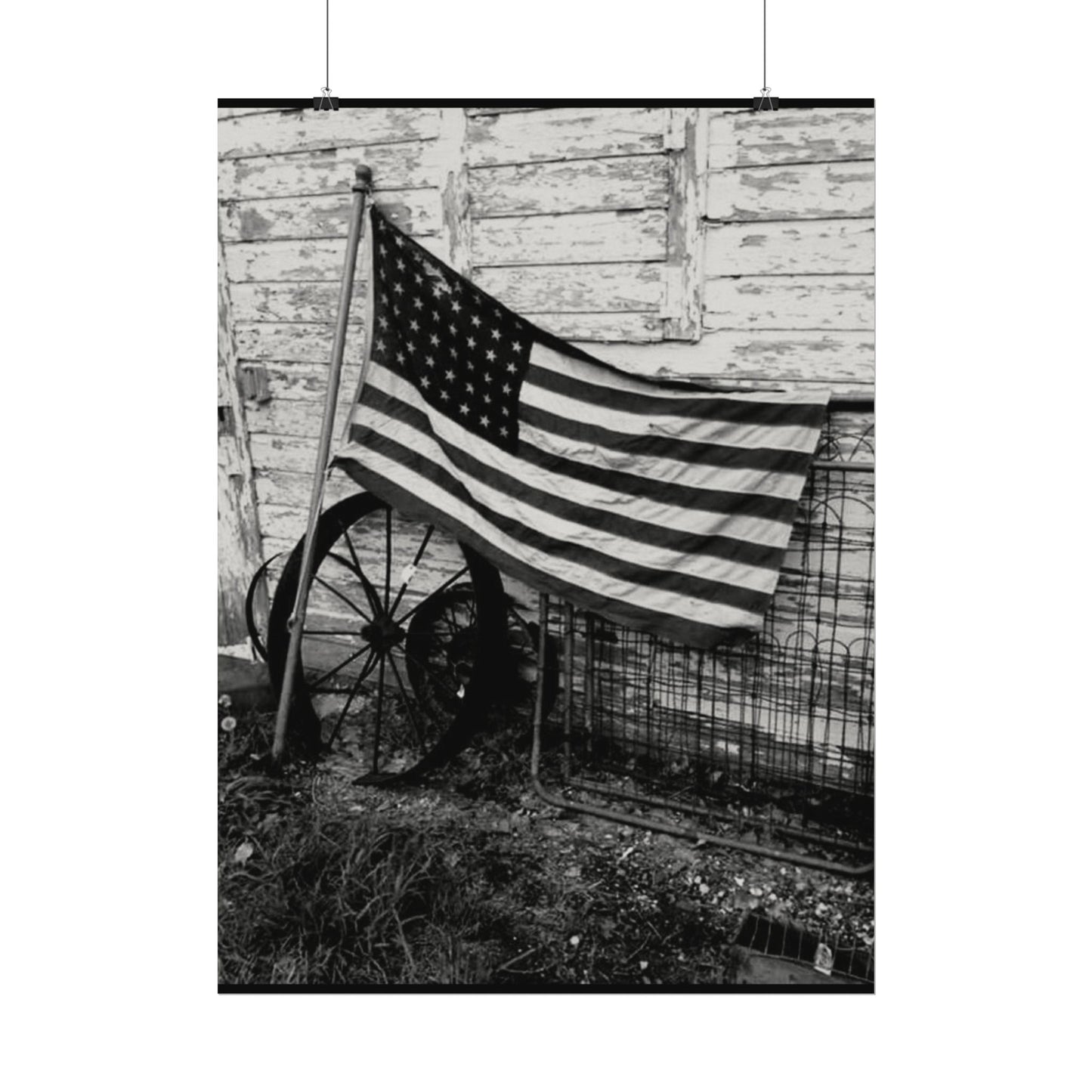 American Grit – Western Textured Watercolor Matte Posters