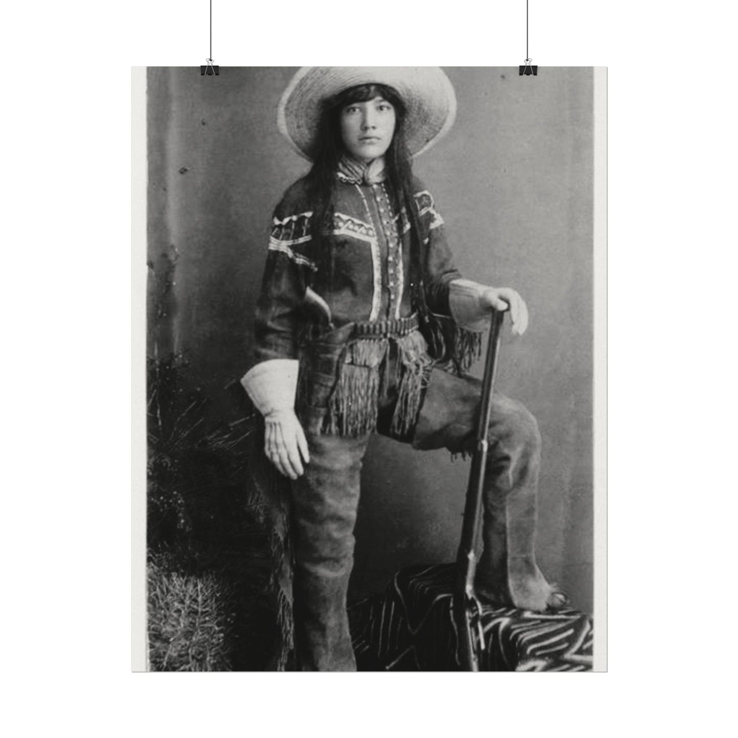 Desert Scout – Western Textured Watercolor Matte Posters