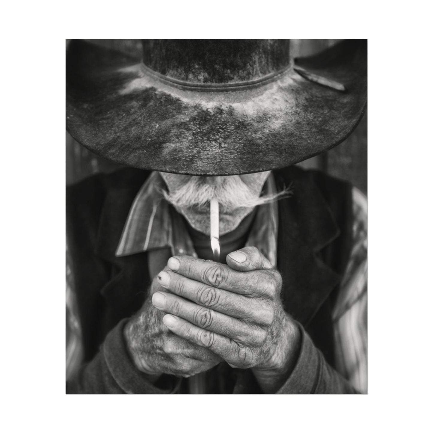 One More Draw – Western Textured Watercolor Matte Posters