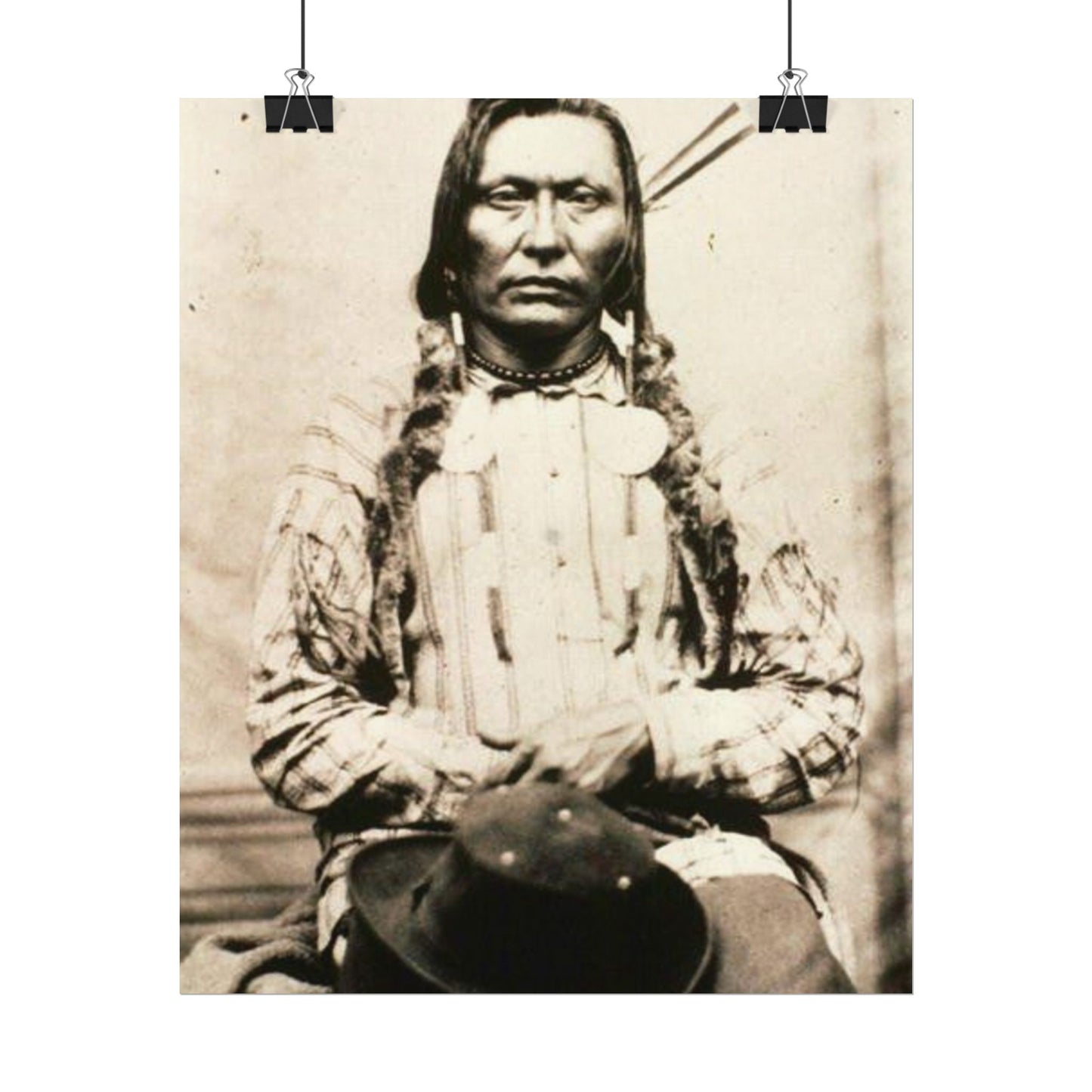 Shadow Warrior – Western Textured Watercolor Matte Posters