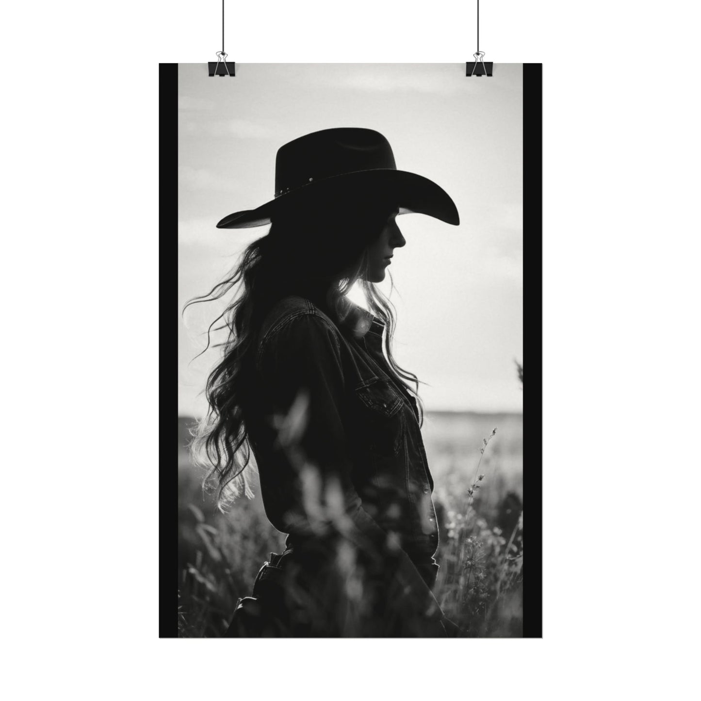 Grace Againest The Grain – Western Textured Watercolor Matte Posters