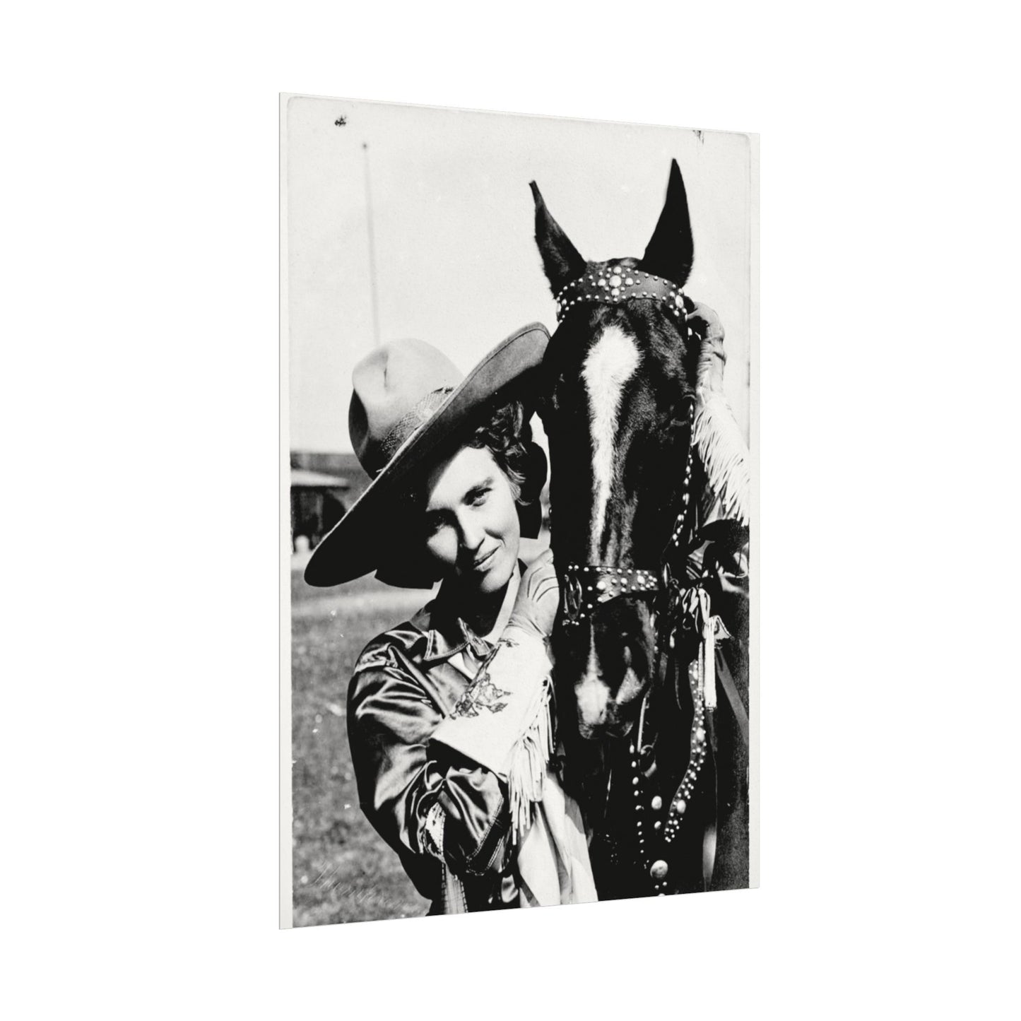 Steadfast Devotion – Western Textured Watercolor Matte Posters