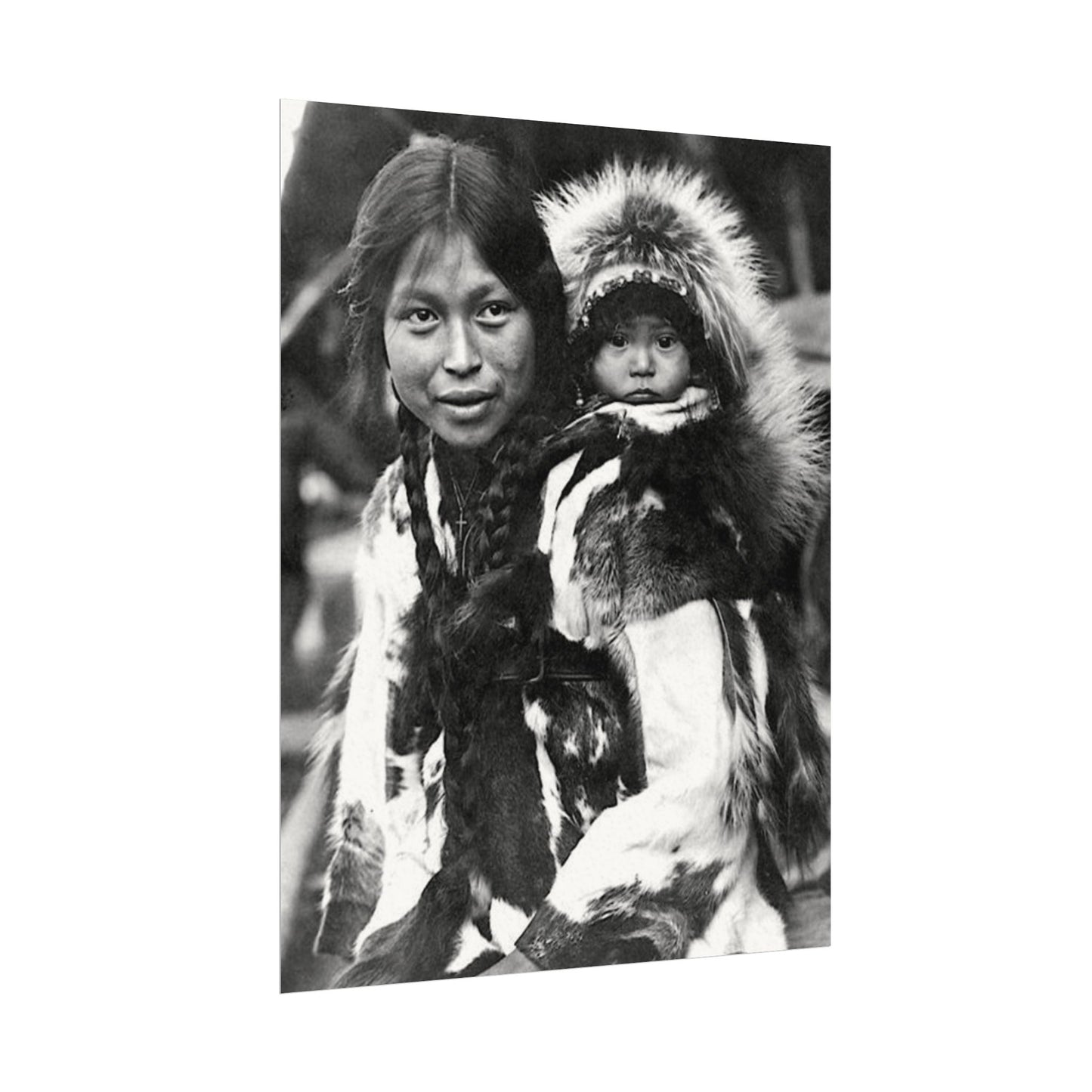 A Mother's Heart – Western Textured Watercolor Matte Posters