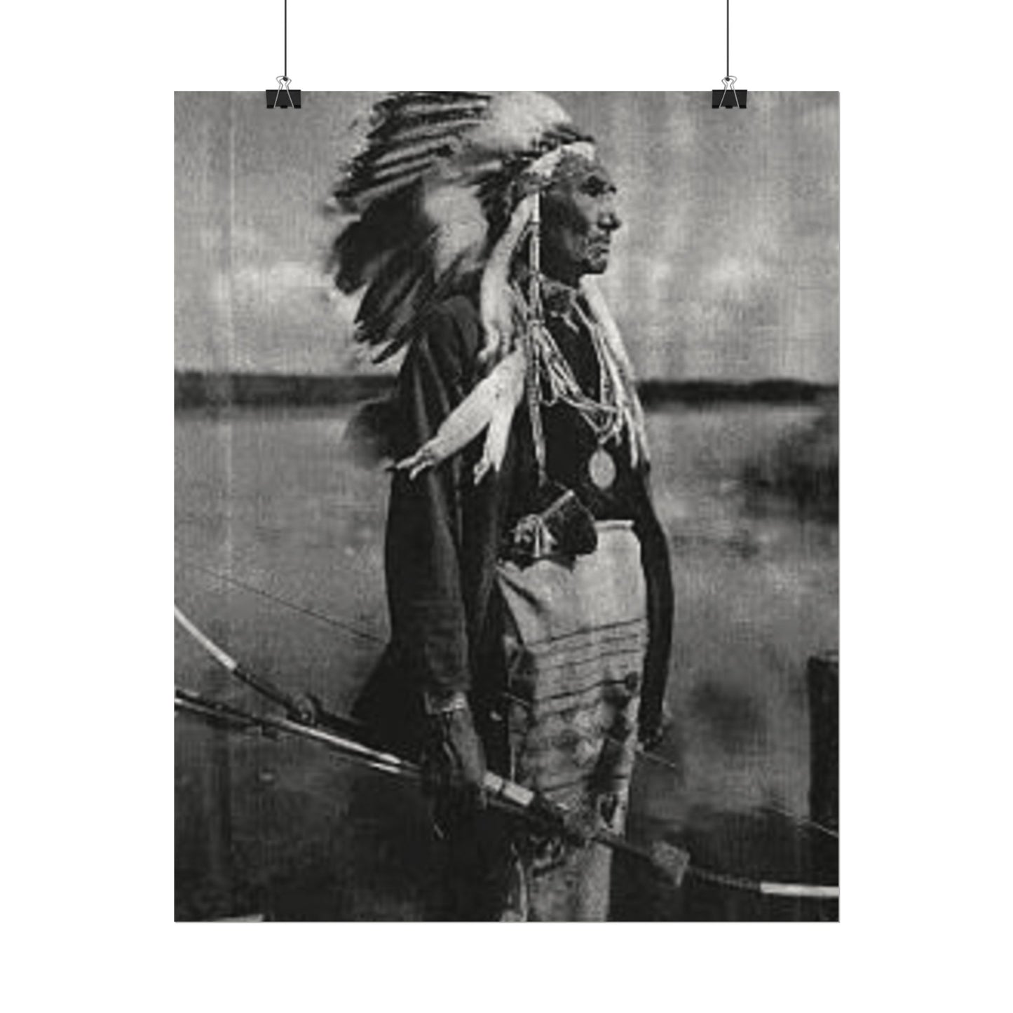 Indigenous Wetlands – Western Textured Watercolor Matte Posters