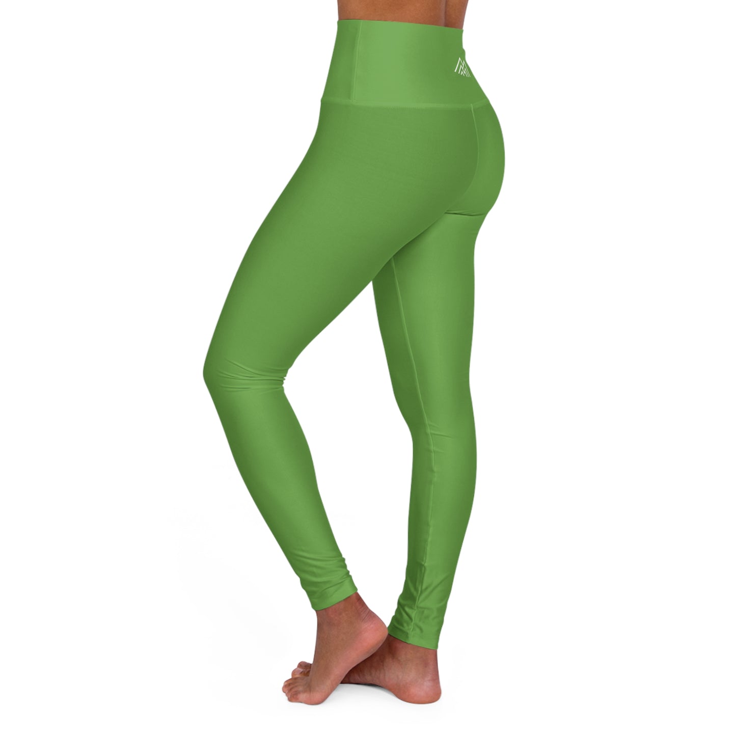 Green Adventure Awaits High Waisted Yoga Leggings - Purple, Comfortable Activewear, Fitness Pants, Ideal for Gym, Yoga, and Weekend Brunch