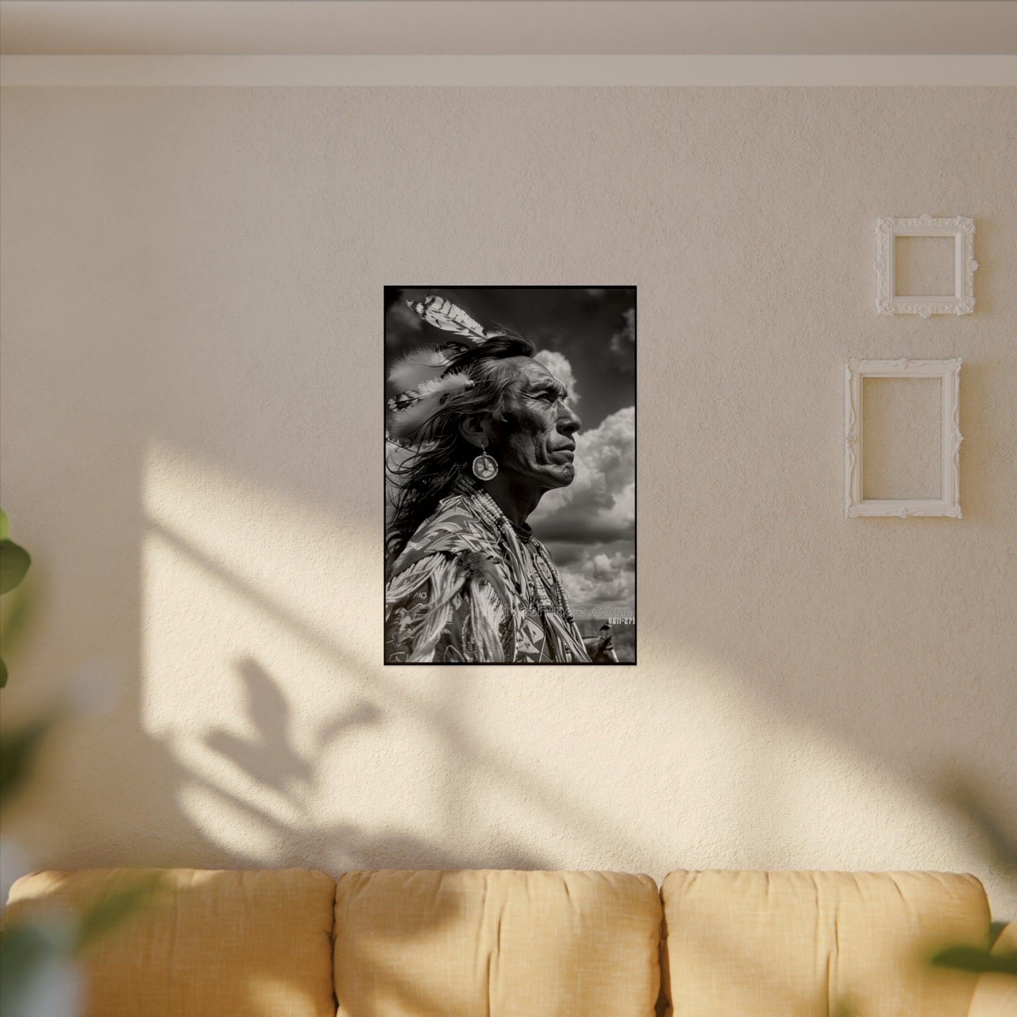 The Ancestral Winds Are Calling  – Western Textured Watercolor Matte Posters