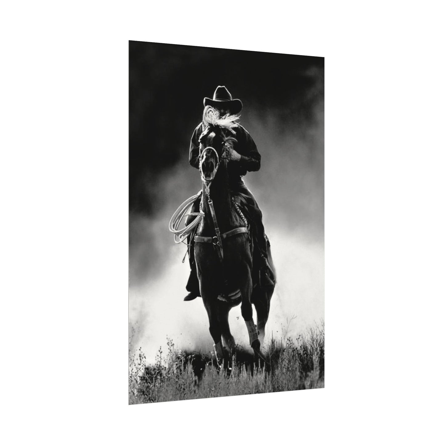 Untamed Dust & Thunder Textured Watercolor Matte Posters