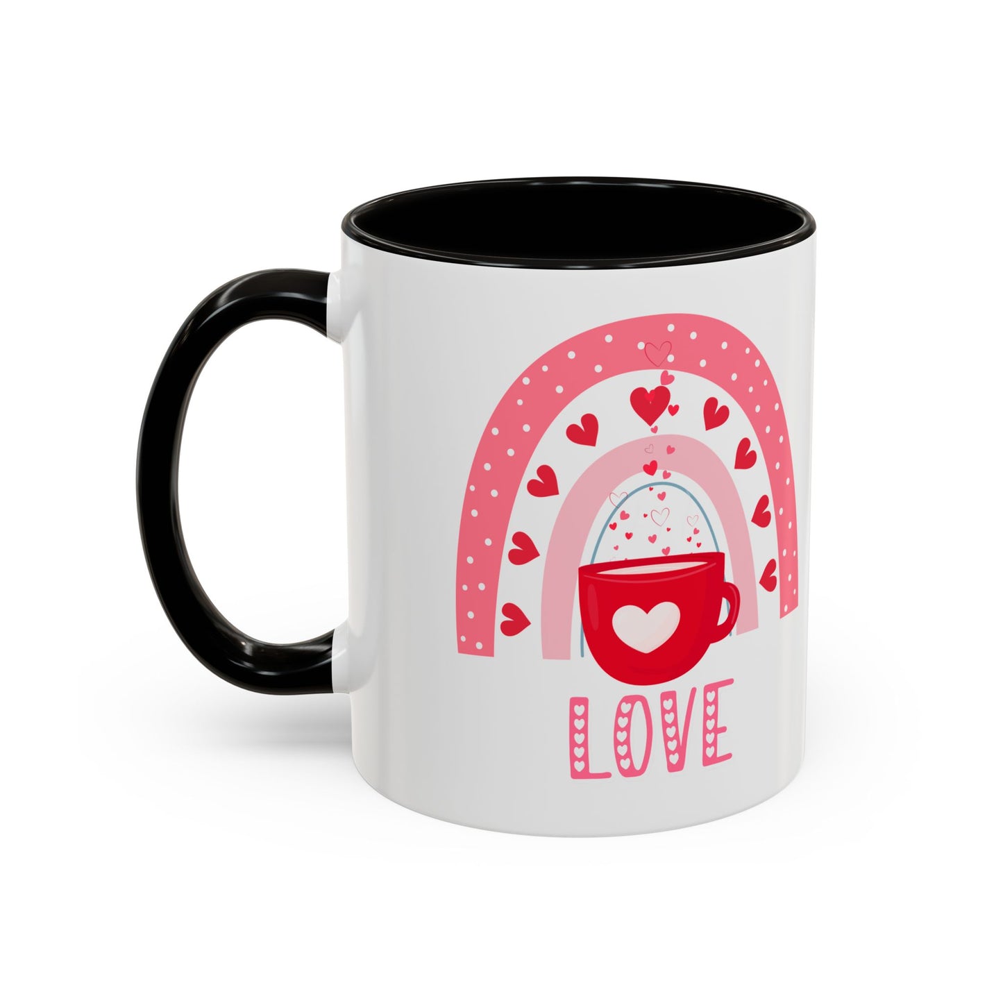 Rainbow Love Mug - Perfect for Valentine's Day, Couples, Self-Care, Gift for Her, Coffee Lovers