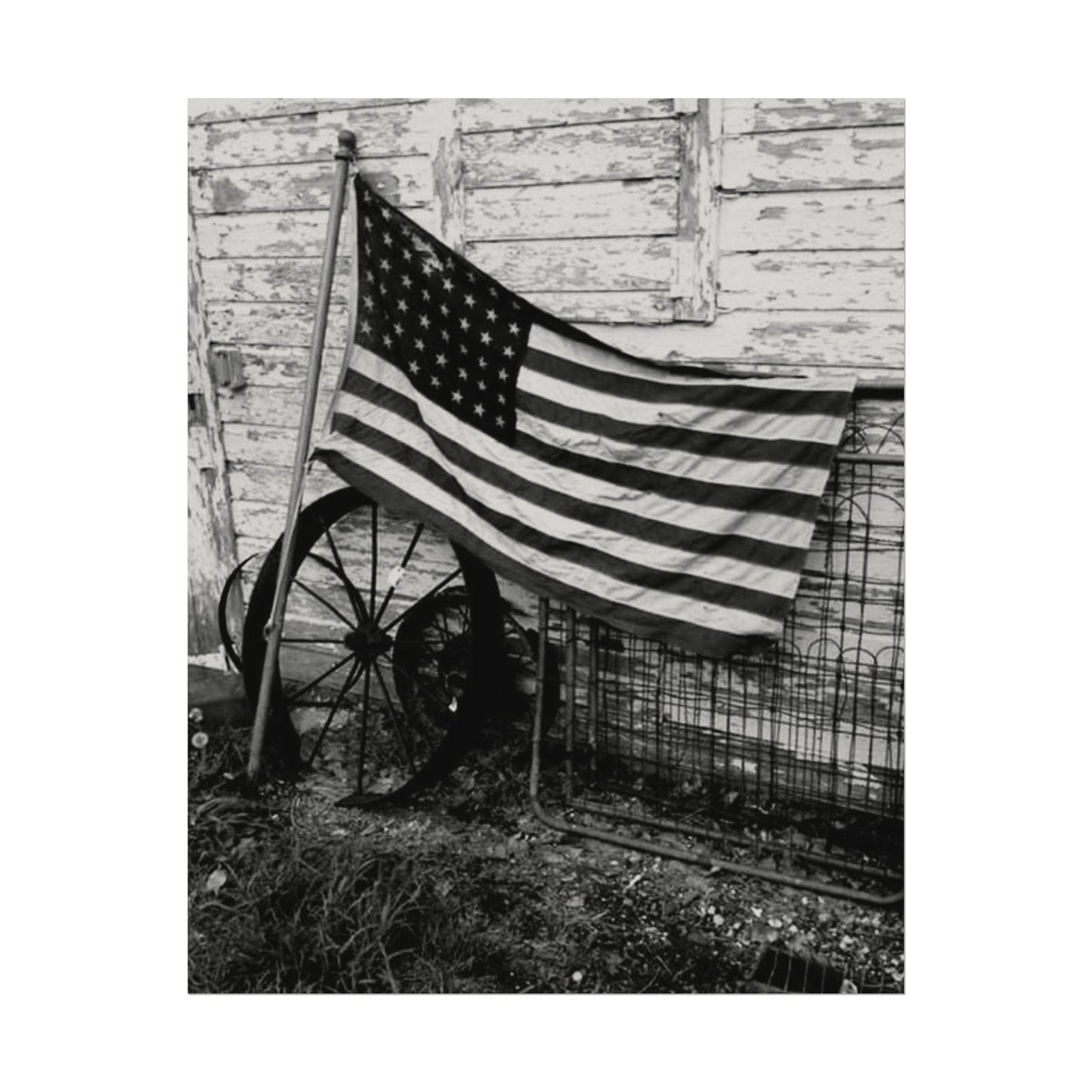 American Grit – Western Textured Watercolor Matte Posters