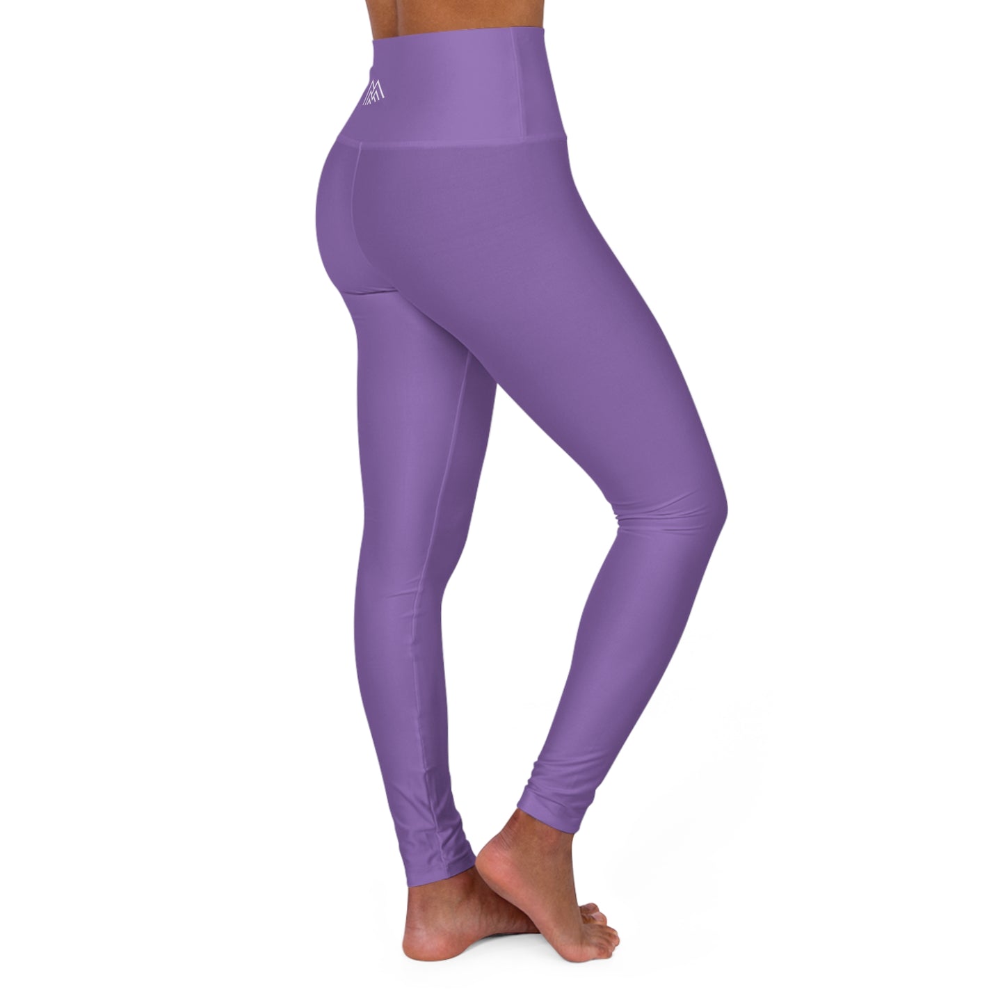 Light Purple Adventure Awaits High Waisted Yoga Leggings - Purple, Comfortable Activewear, Fitness Pants, Ideal for Gym, Yoga, and Weekend Brunch
