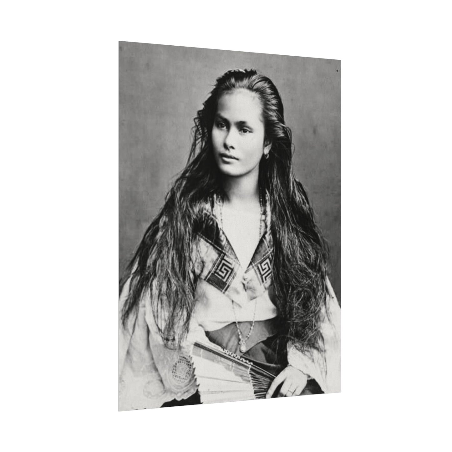 Daughter Of The Nation– Western Textured Watercolor Matte Posters