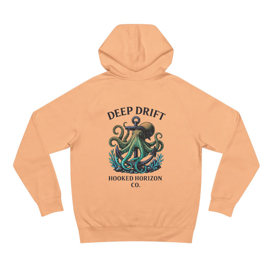 Deep Drift Octopus Unisex Hoodie, Cozy Sweatshirt, Ocean-Themed Apparel, Gift for Sea Lovers, Adventure Wear, Casual Fashion