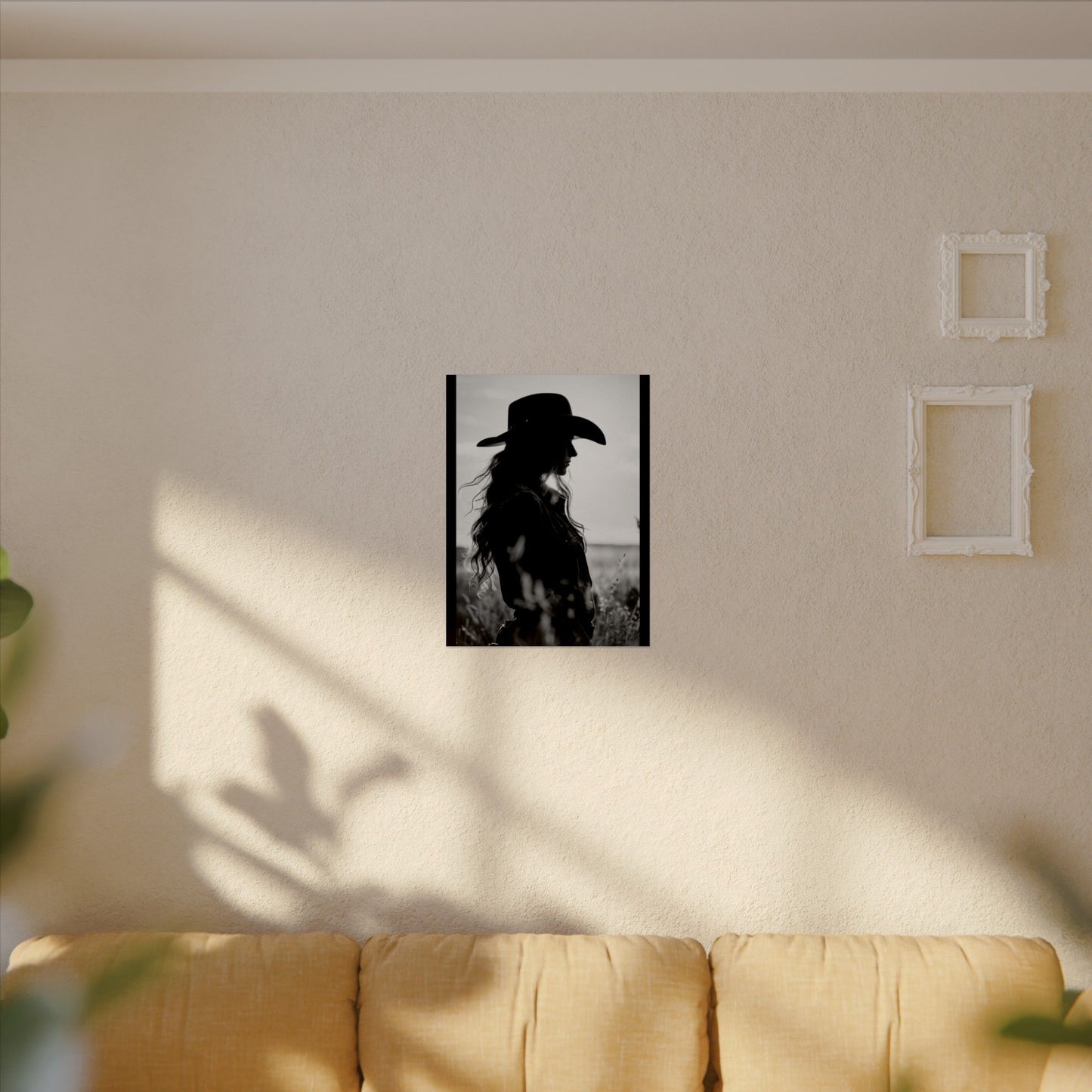 Grace Againest The Grain – Western Textured Watercolor Matte Posters