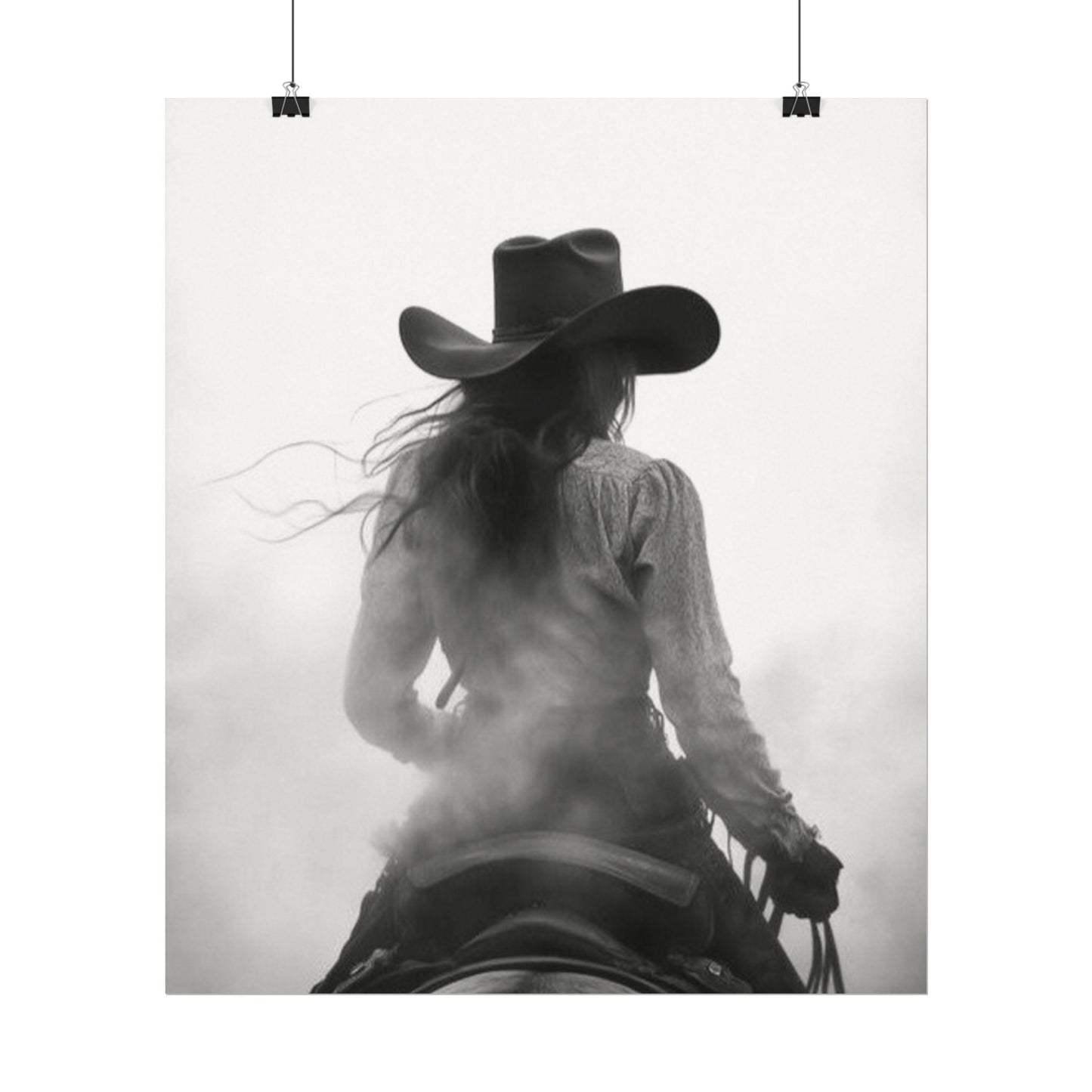 Whispers In The Dust– Western Textured Watercolor Matte Posters