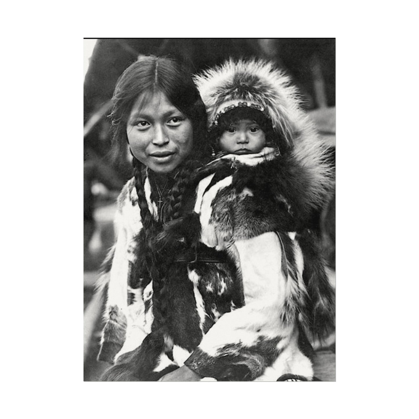 A Mother's Heart – Western Textured Watercolor Matte Posters