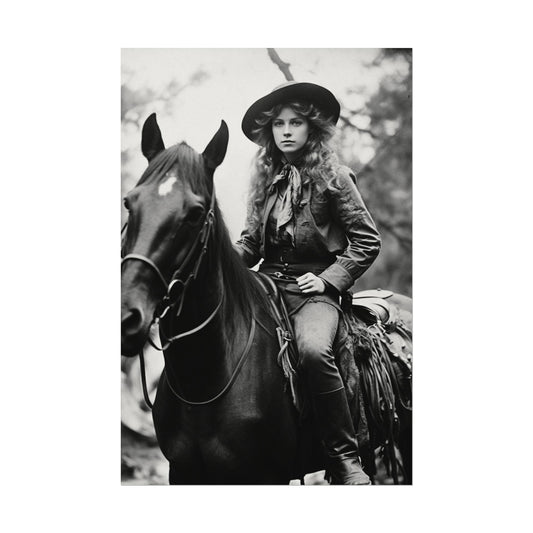 Legacy In Leather & Stone– Western Textured Watercolor Matte Posters