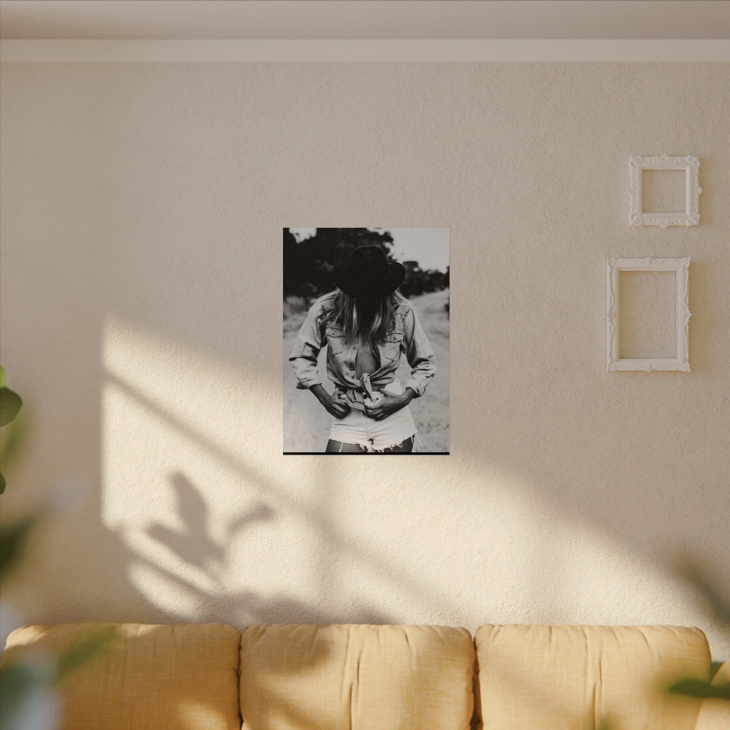 Denim Dreamer– Western Textured Watercolor Matte Posters