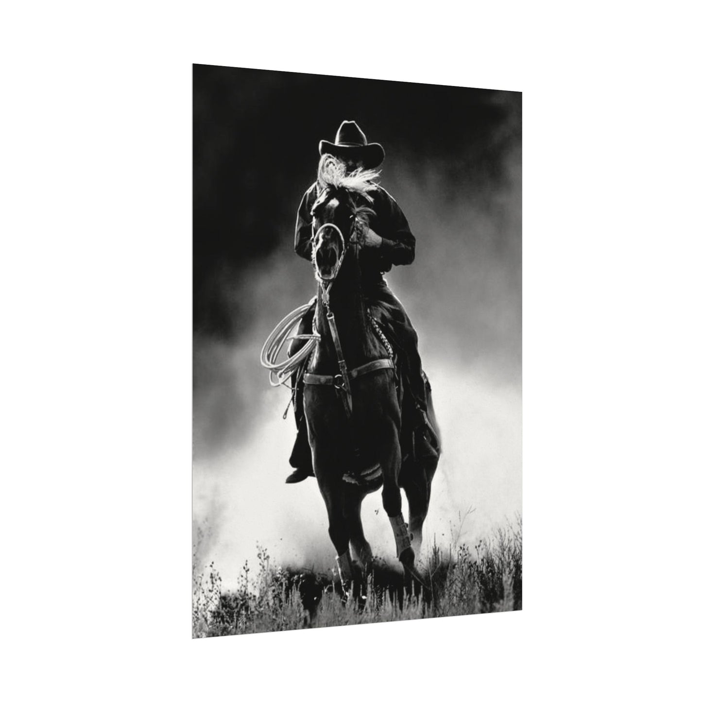 Untamed Dust & Thunder Textured Watercolor Matte Posters
