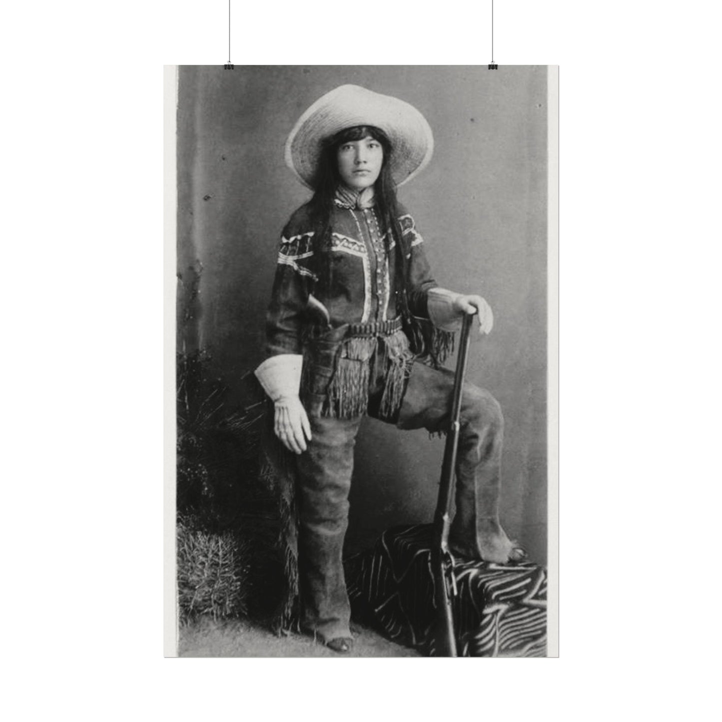 Desert Scout – Western Textured Watercolor Matte Posters