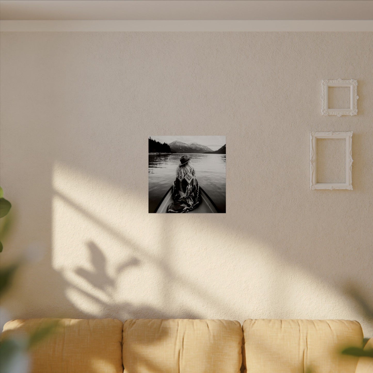 He Leads Me Beside Still Waters – Western Textured Watercolor Matte Posters