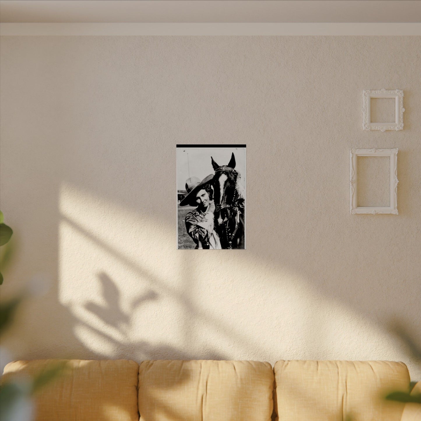 Steadfast Devotion – Western Textured Watercolor Matte Posters