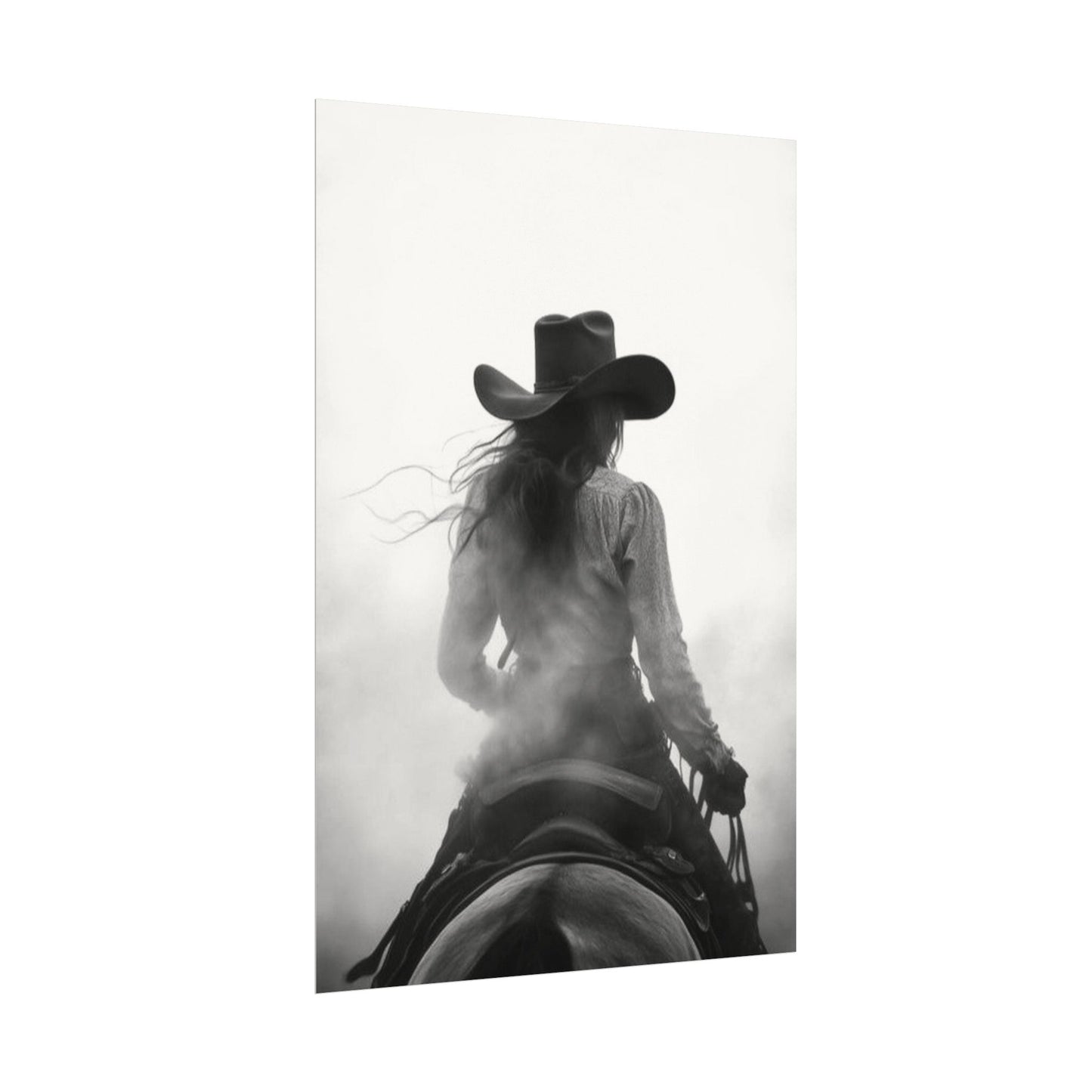 Whispers In The Dust– Western Textured Watercolor Matte Posters