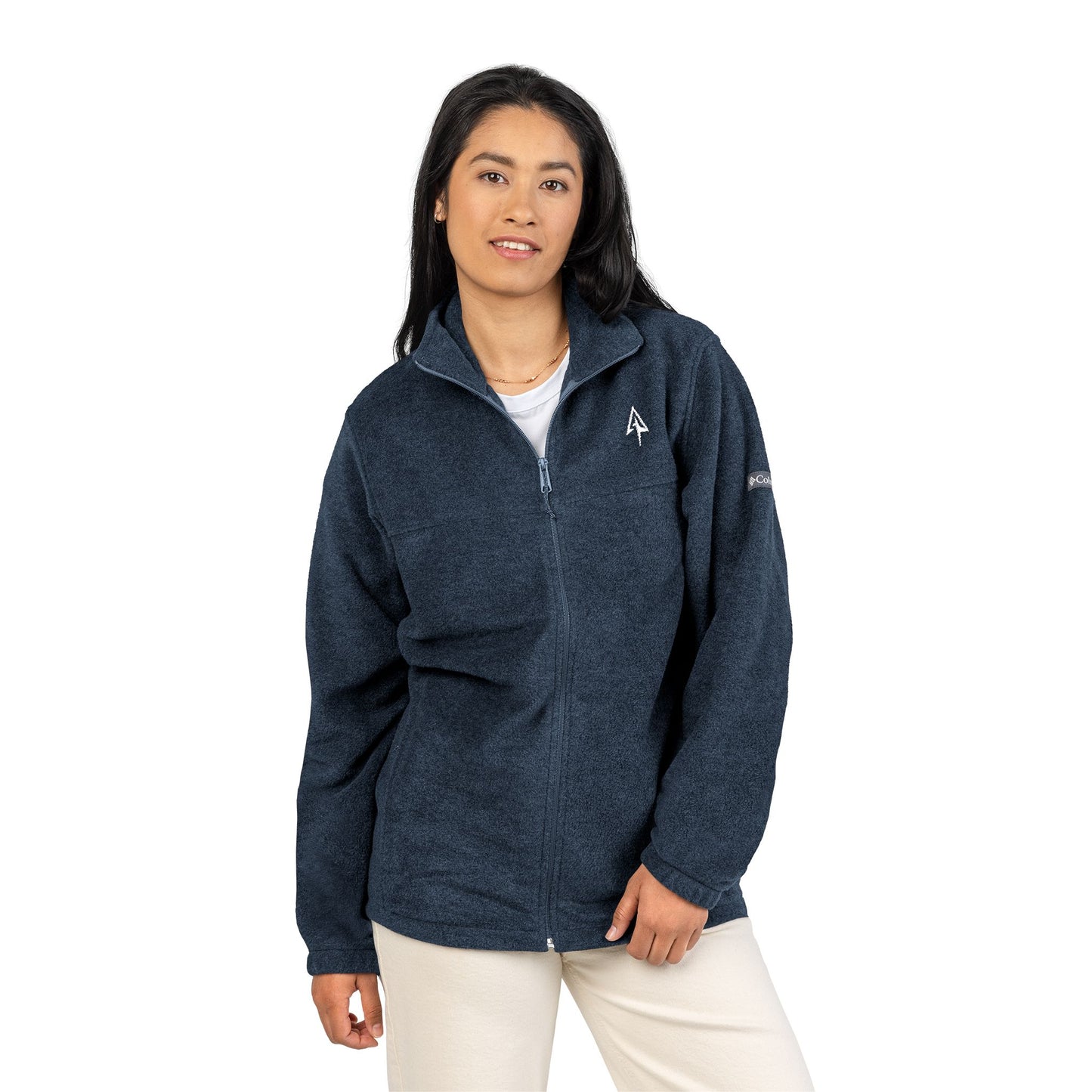 Arrow Ridge Cozy Embroidered Fleece Jacket - Perfect for Outdoor Adventures, Gift for Nature Lovers, Hiking Gear, Casual Layering, Winter Wear