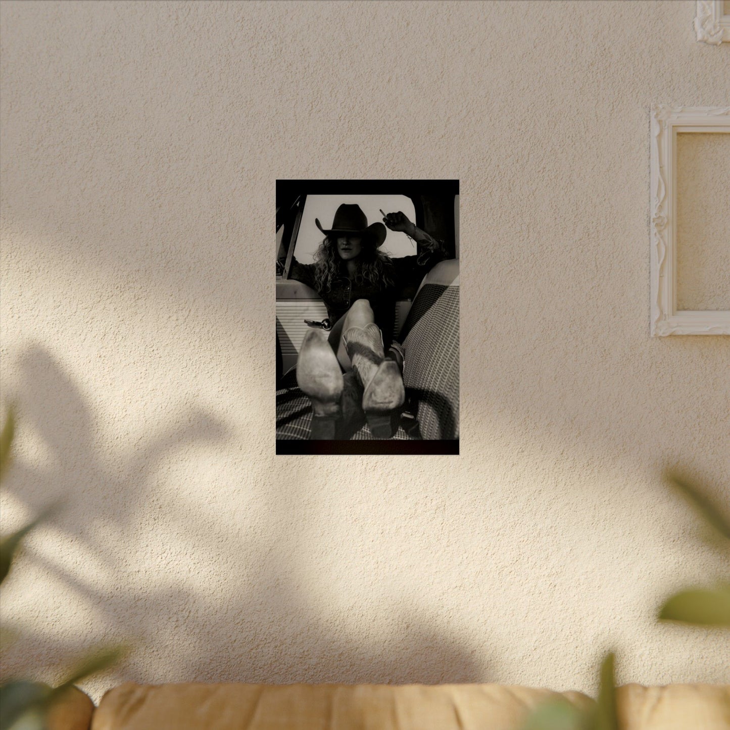 Whiskey Kissed Trouble – Western Textured Watercolor Matte Posters