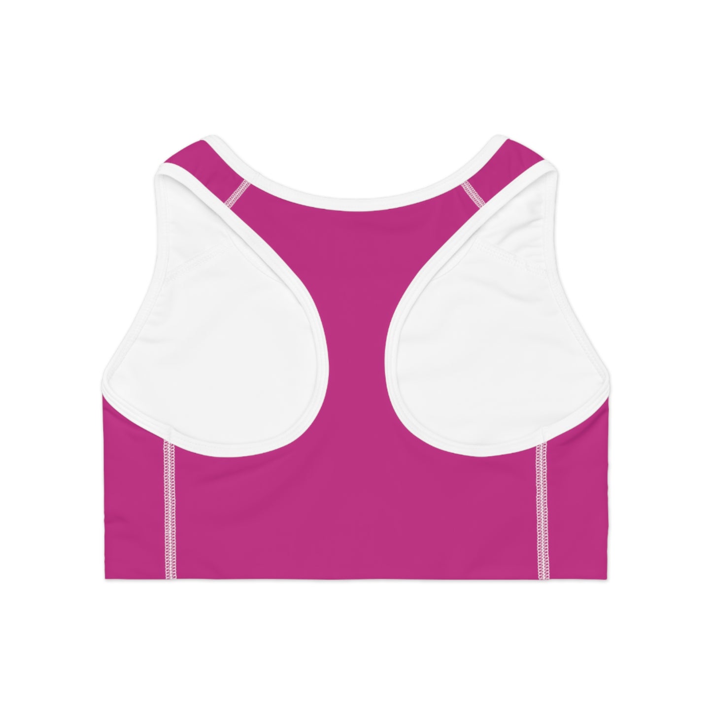 Arrow Ridge Fushia Pink Stylish Sports Bra for Active Women, Workout Top, Gym Essential, Fitness Apparel, Athleisure Wear, Yoga Gear