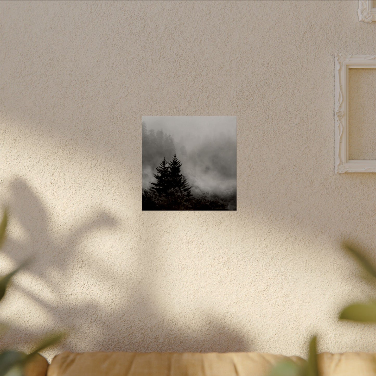 Forrest Through The Pines– Western Textured Watercolor Matte Posters