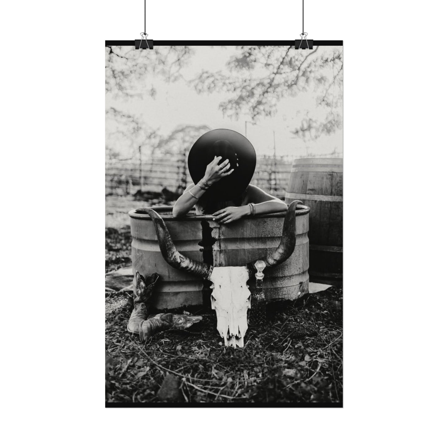 Unapologetically Wild – Western Textured Watercolor Matte Posters